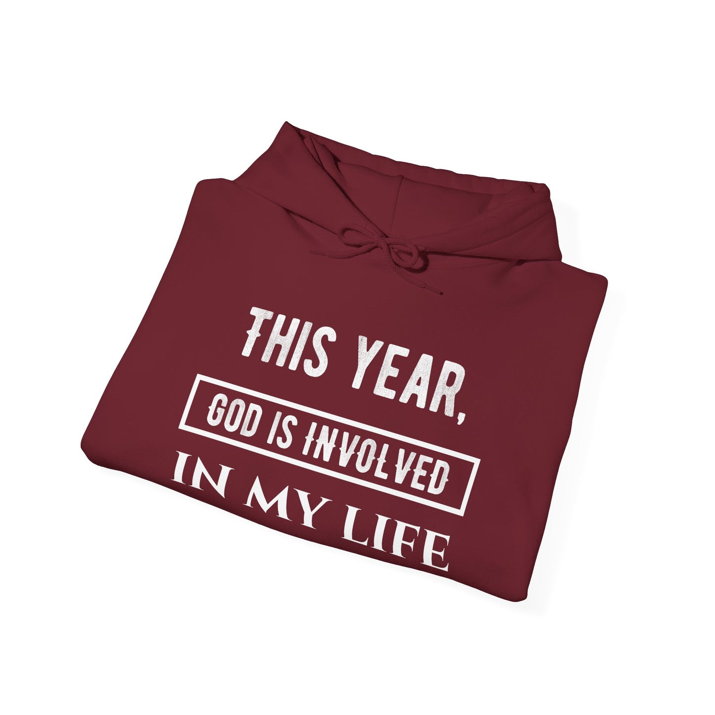 Hooded Sweatshirt "God is involved"