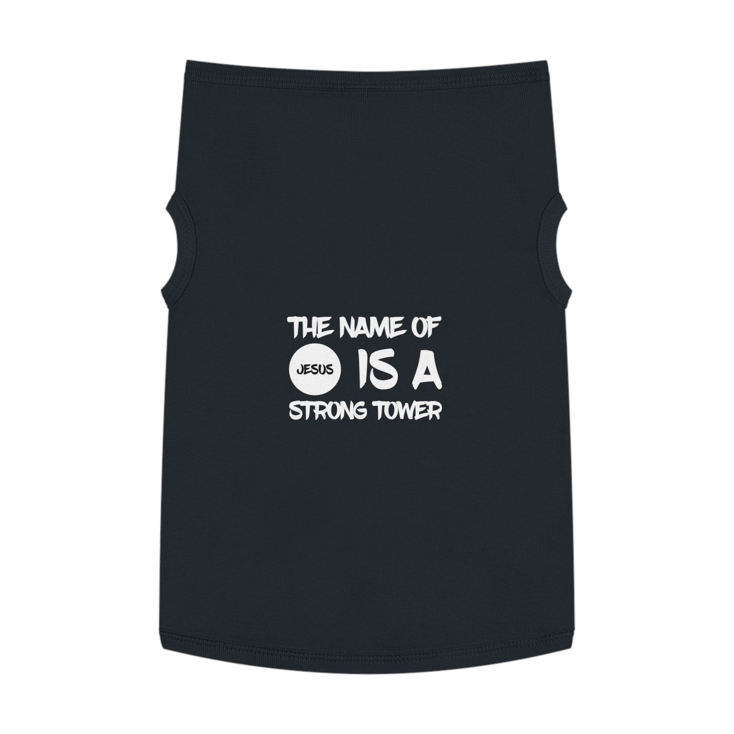 Pet Tank Top "The name of Jesus"