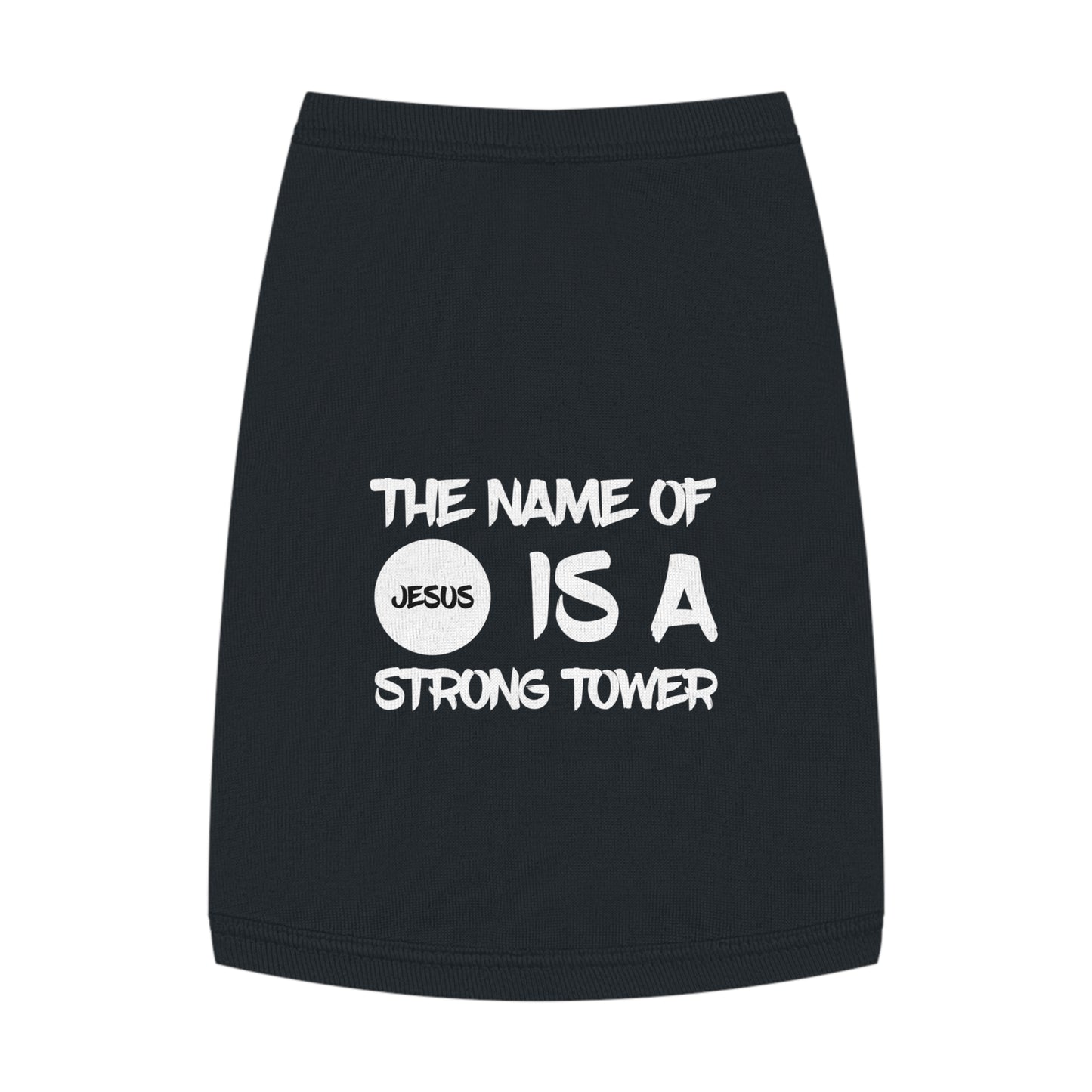 Pet Tank Top "The name of Jesus"
