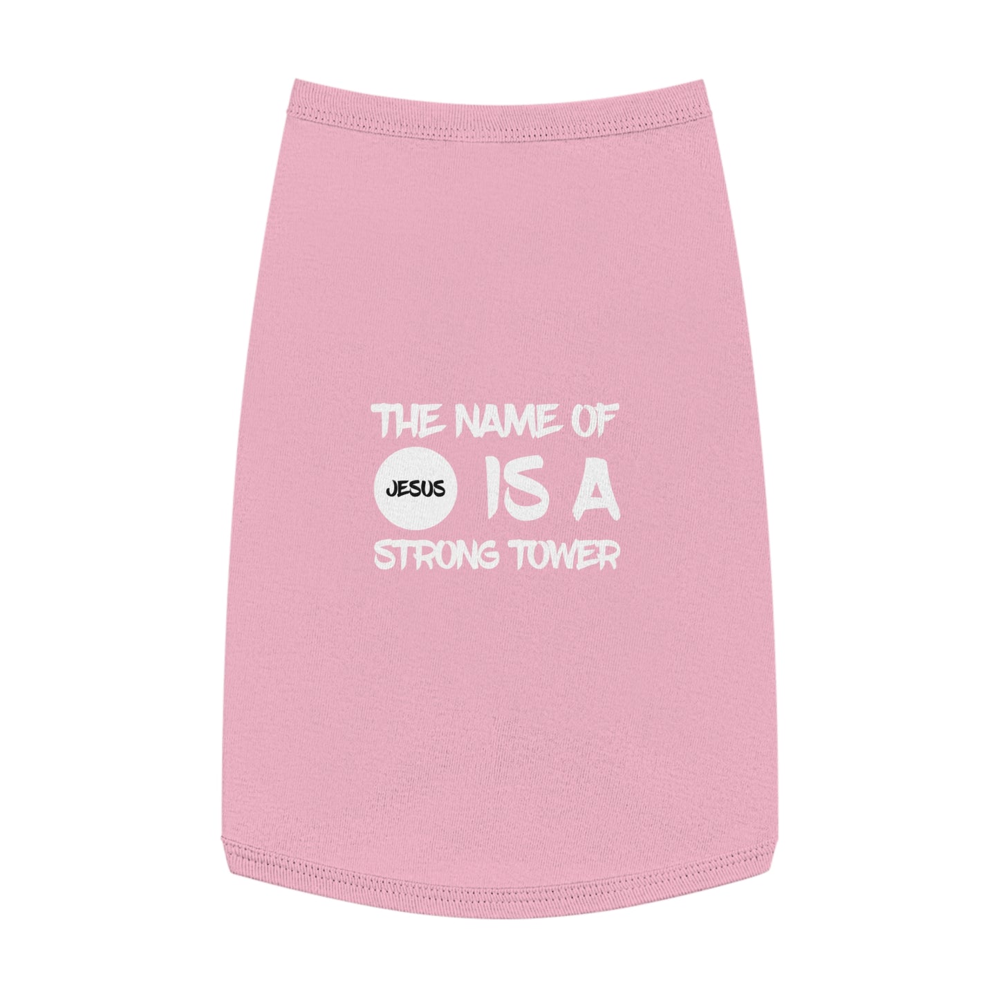 Pet Tank Top "The name of Jesus"