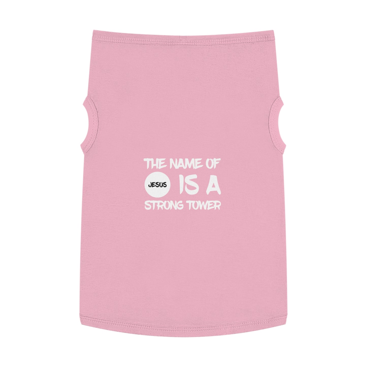 Pet Tank Top "The name of Jesus"
