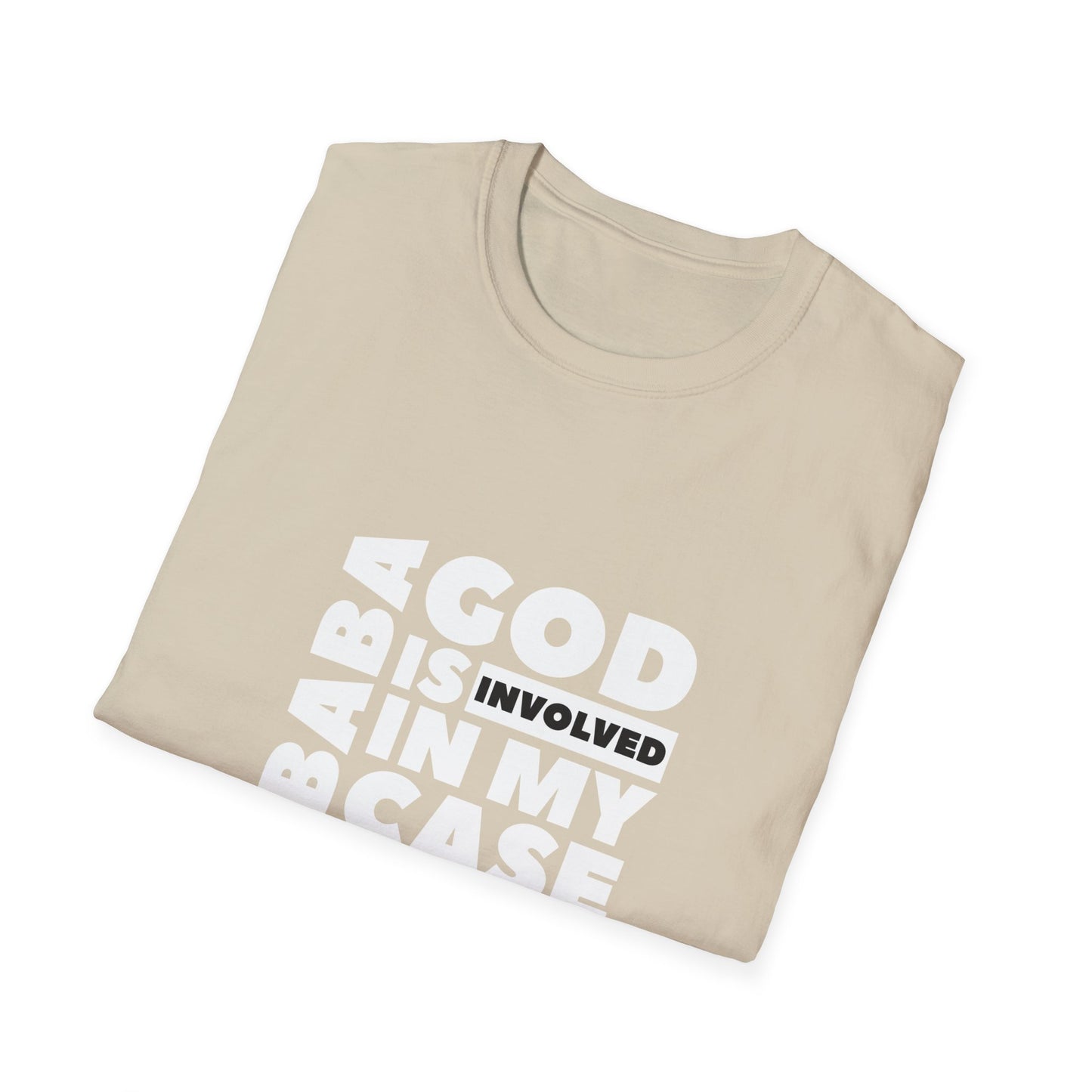 Unisex Softstyle T-Shirt « baba God is involved in my case »