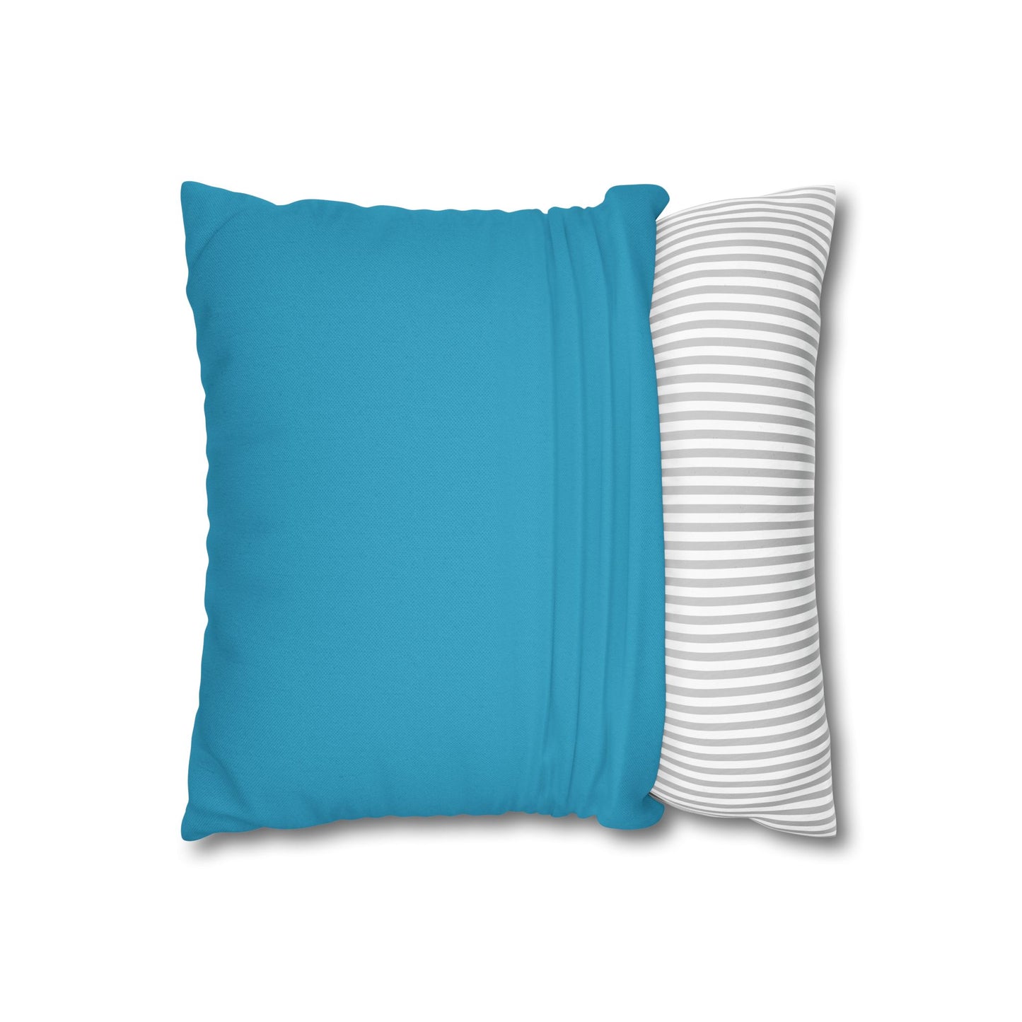 Spun Polyester Square Pillowcase  « Baba God is involved in my case »